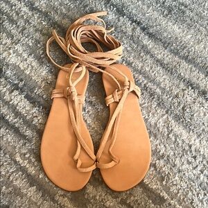 Lulu’s suede gladiator sandals